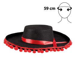 Španielsky flamencový klobúk